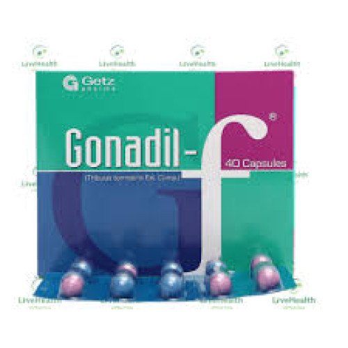 GONADIL F Capsule (Tribulus terrestris Extract + Vit-E+ L-Opti Zinc + Selenium 250mg-300mg)